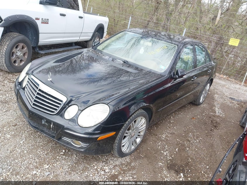 2008 Mercedes-benz E-class VIN WDBUF87X28B257693 IAAI salvage auction — FRONT & REAR, Original (Ohio), sold $1,200 on 2026-07-08 (photo 2)
