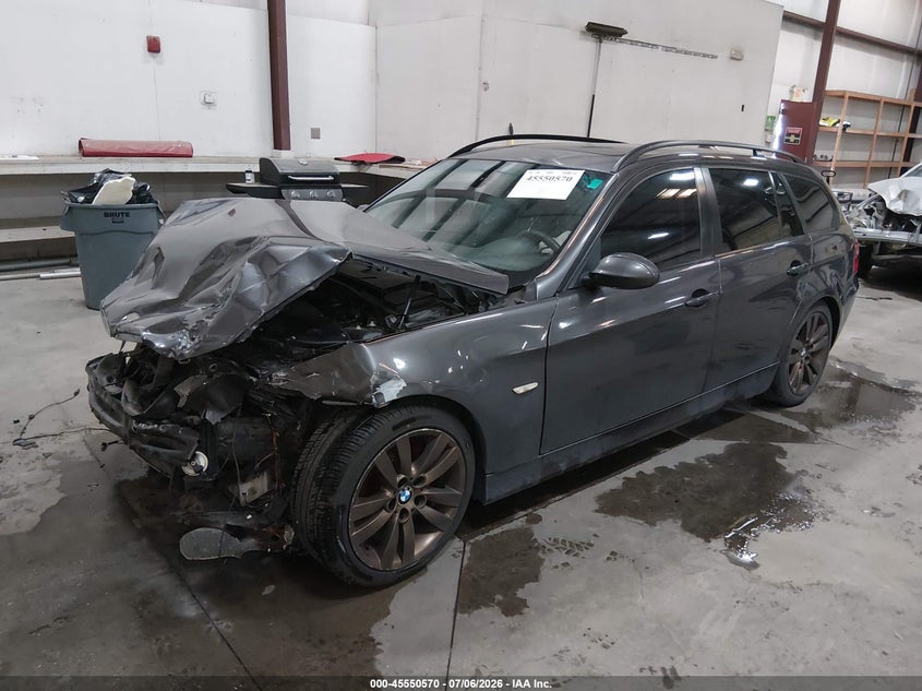 2007 BMW 3 series VIN WBAVS13527FX15928 IAAI salvage auction — FRONT END, Salvage (Idaho), sold $250 on 2026-07-31 (photo 2)