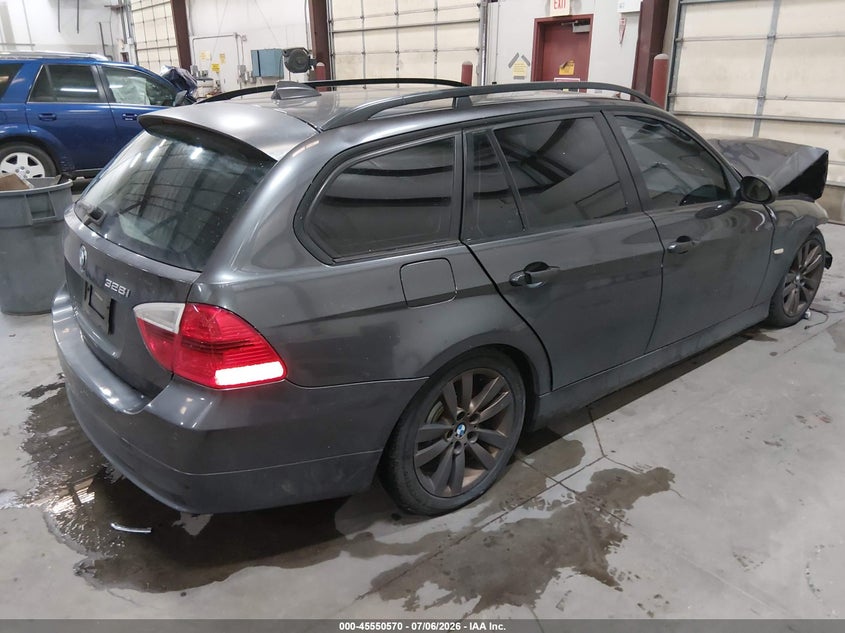 2007 BMW 3 series VIN WBAVS13527FX15928 IAAI salvage auction — FRONT END, Salvage (Idaho), sold $250 on 2026-07-31 (photo 4)