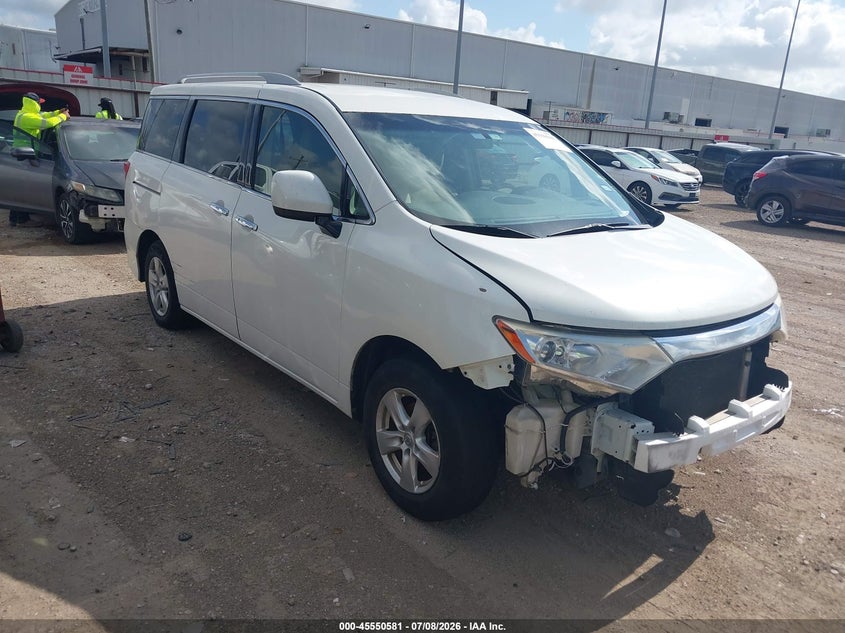 2017 Nissan Quest VIN JN8AE2KP6H9170001 IAAI salvage auction — FRONT END, Rebuildable (Florida), sold $1,025 on 2026-08-01 (photo 1)