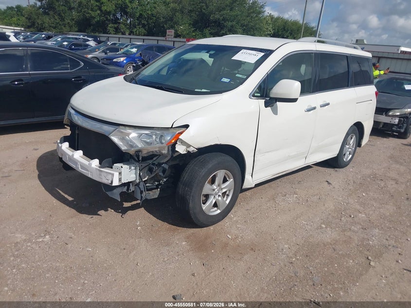 2017 Nissan Quest VIN JN8AE2KP6H9170001 IAAI salvage auction — FRONT END, Rebuildable (Florida), sold $1,025 on 2026-08-01 (photo 2)
