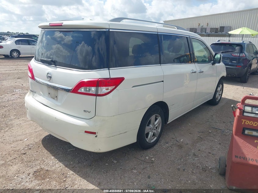 2017 Nissan Quest VIN JN8AE2KP6H9170001 IAAI salvage auction — FRONT END, Rebuildable (Florida), sold $1,025 on 2026-08-01 (photo 4)