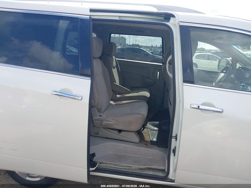 2017 Nissan Quest VIN JN8AE2KP6H9170001 IAAI salvage auction — FRONT END, Rebuildable (Florida), sold $1,025 on 2026-08-01 (photo 8)