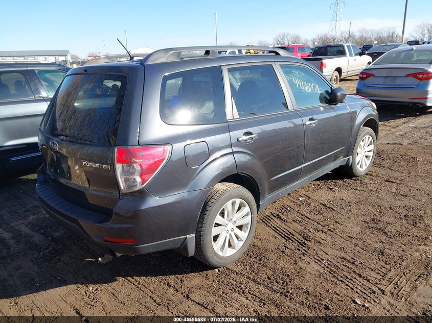 2011 Subaru Forester VIN JF2SHBEC0BH756630 IAAI salvage auction — FRONT END, Clear (Indiana), sold $650 on 2026-07-15 (photo 4)