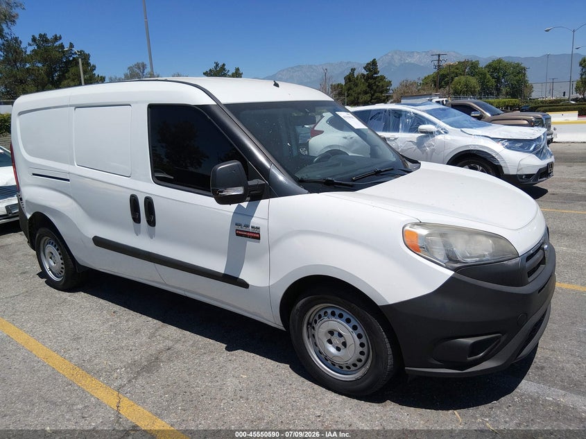 2016 Ram Promaster city VIN ZFBERFATXG6B73982 IAAI salvage auction — REAR END, Salvage Title, sold $1,550 on 2026-07-28 (photo 1)