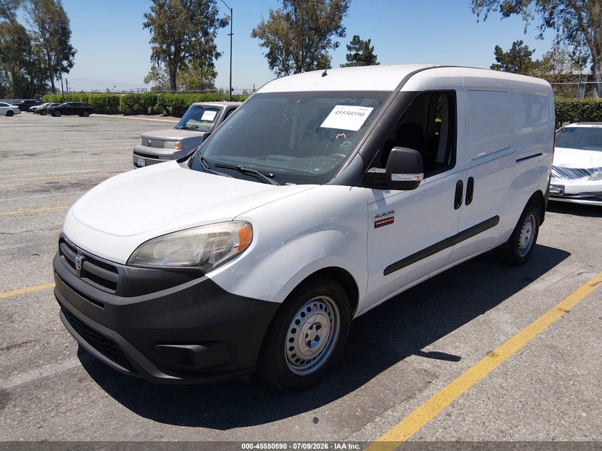 2016 Ram Promaster city VIN ZFBERFATXG6B73982 IAAI salvage auction — REAR END, Salvage Title, sold $1,550 on 2026-07-28 (photo 2)