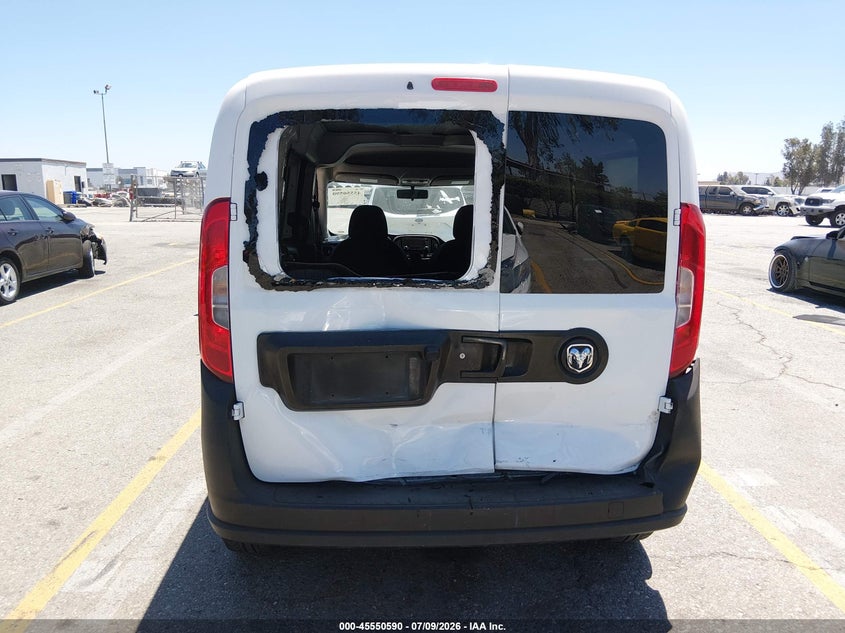 2016 Ram Promaster city VIN ZFBERFATXG6B73982 IAAI salvage auction — REAR END, Salvage Title, sold $1,550 on 2026-07-28 (photo 6)