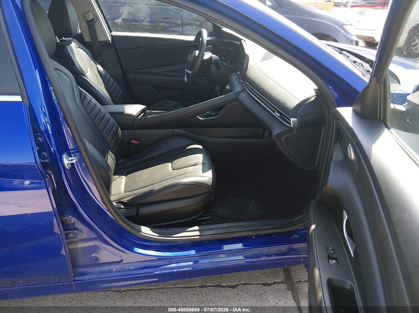 2025 Hyundai Elantra VIN KMHLP4DG1SU032485 IAAI salvage auction — RIGHT FRONT, Enterprise Vehicles Clear Only (Connecticut), sold $16,550 on 2026-07-13 (photo 5)