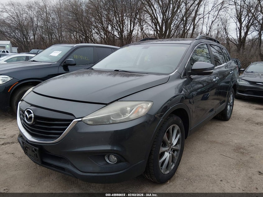 2015 Mazda Cx-9 VIN JM3TB2DV3F0450721 IAAI salvage auction — FRONT END, Clear (Indiana), sold $1,800 on 2026-07-22 (photo 2)