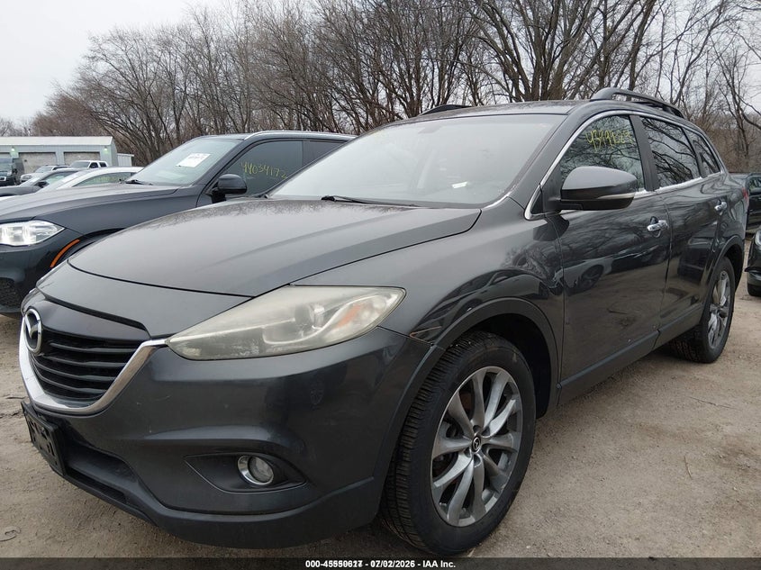 2015 Mazda Cx-9 VIN JM3TB2DV3F0450721 IAAI salvage auction — FRONT END, Clear (Indiana), sold $1,800 on 2026-07-22 (photo 6)
