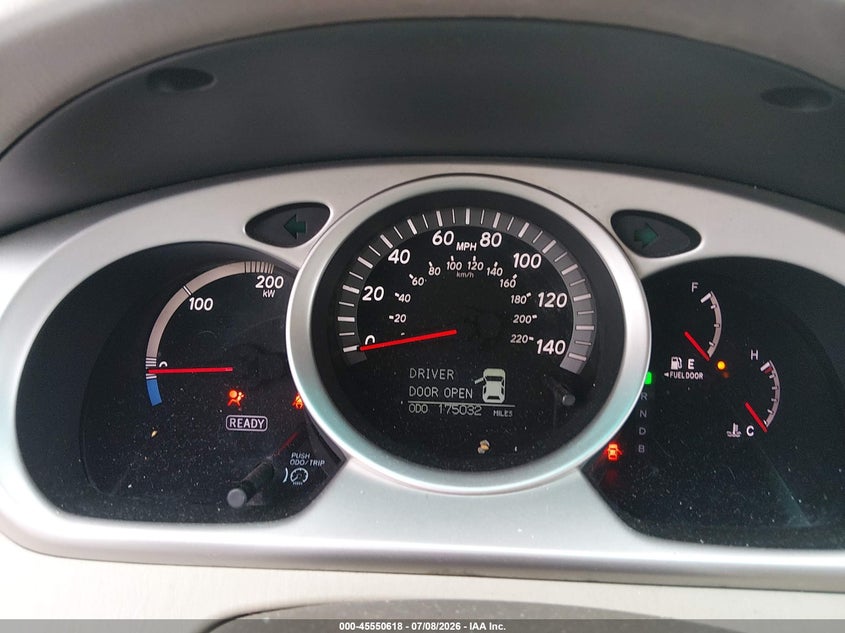 2007 Toyota Highlander hybrid VIN JTEEW21A270044708 IAAI salvage auction — NORMAL WEAR, Clear (Washington), sold $800 on 2026-07-15 (photo 7)