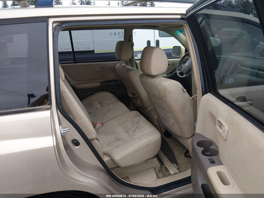 2007 Toyota Highlander hybrid VIN JTEEW21A270044708 IAAI salvage auction — NORMAL WEAR, Clear (Washington), sold $800 on 2026-07-15 (photo 8)