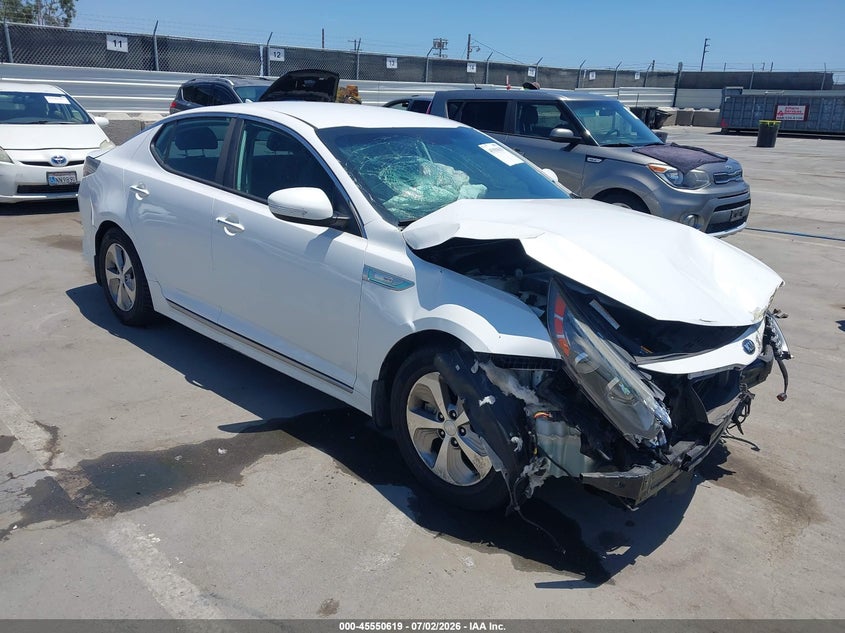 2016 Kia Optima VIN KNAGM4AD8G5096563 IAAI salvage auction — FRONT END, Salvage Title, sold $500 on 2026-07-22 (photo 1)