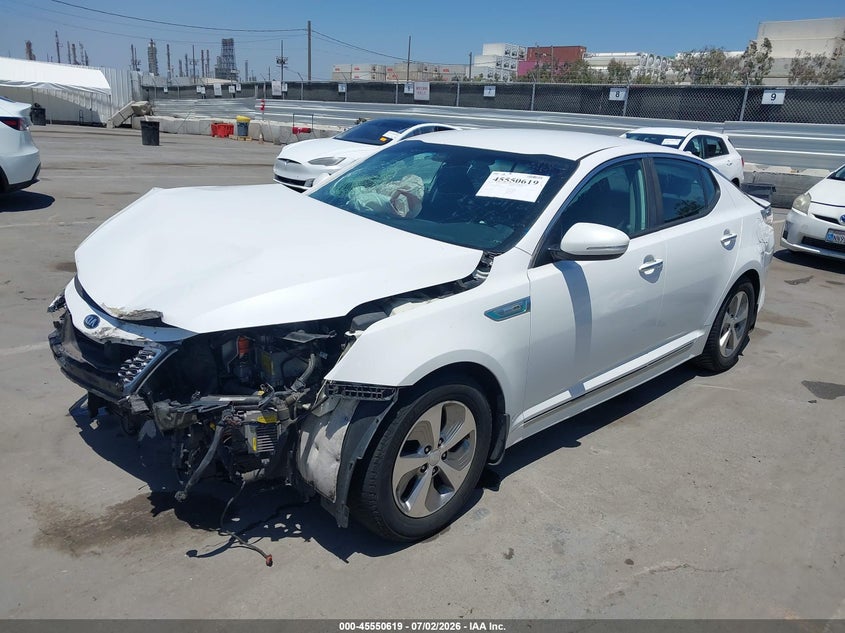 2016 Kia Optima VIN KNAGM4AD8G5096563 IAAI salvage auction — FRONT END, Salvage Title, sold $500 on 2026-07-22 (photo 2)