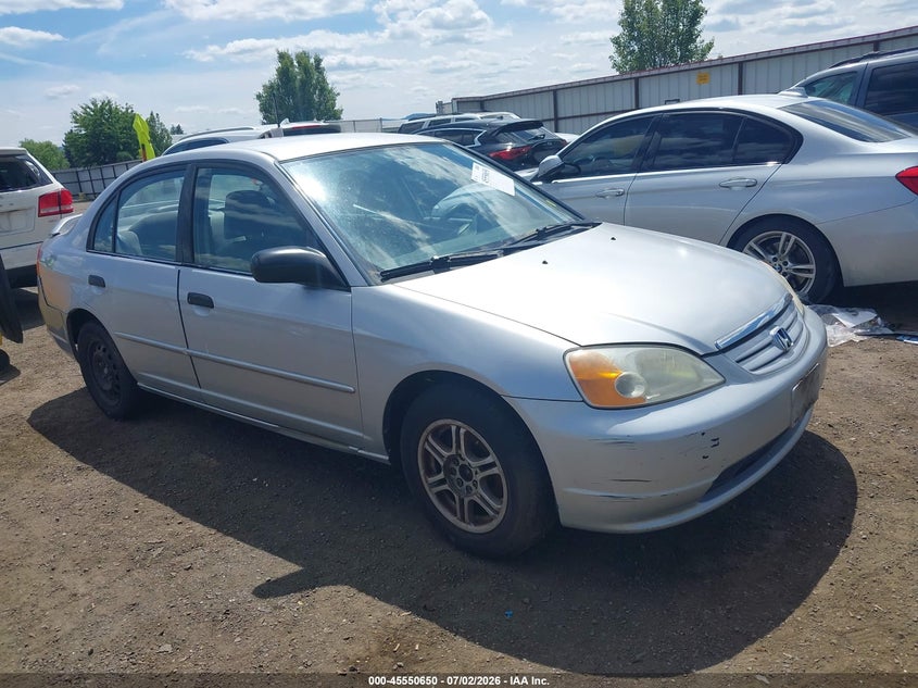 2001 Honda Civic VIN JHMES16511S012235 IAAI salvage auction — NORMAL WEAR, Release Of Interest (Washington), sold $600 on 2026-07-28 (photo 1)
