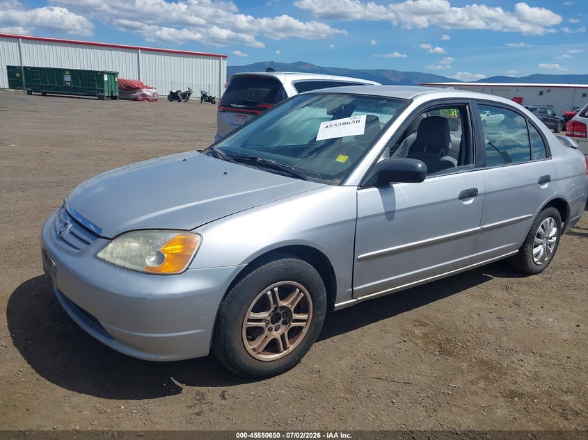 2001 Honda Civic VIN JHMES16511S012235 IAAI salvage auction — NORMAL WEAR, Release Of Interest (Washington), sold $600 on 2026-07-28 (photo 2)