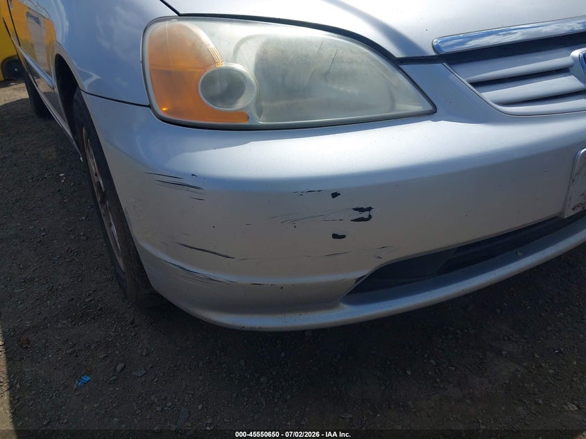 2001 Honda Civic VIN JHMES16511S012235 IAAI salvage auction — NORMAL WEAR, Release Of Interest (Washington), sold $600 on 2026-07-28 (photo 6)