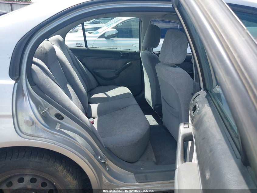 2001 Honda Civic VIN JHMES16511S012235 IAAI salvage auction — NORMAL WEAR, Release Of Interest (Washington), sold $600 on 2026-07-28 (photo 8)