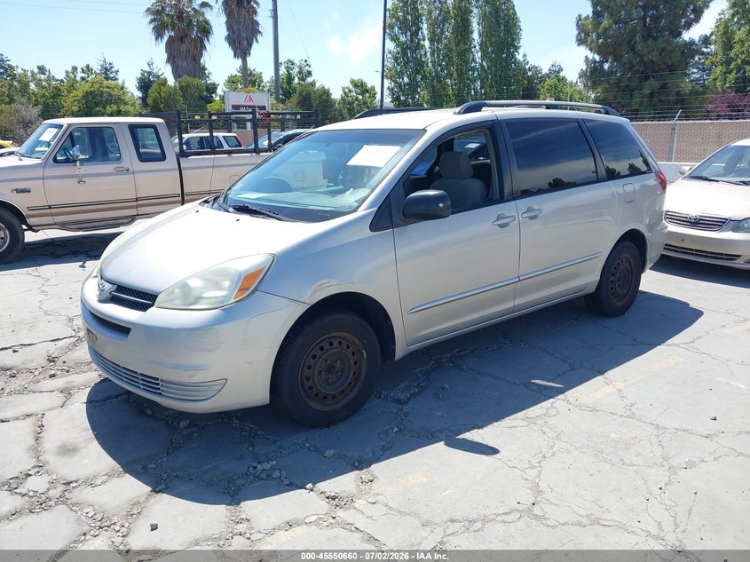 2005 Toyota Sienna VIN 5TDZA23C25S285052 IAAI salvage auction — NORMAL WEAR, Clear - Dealer Only (California), sold $600 on 2026-07-29 (photo 2)