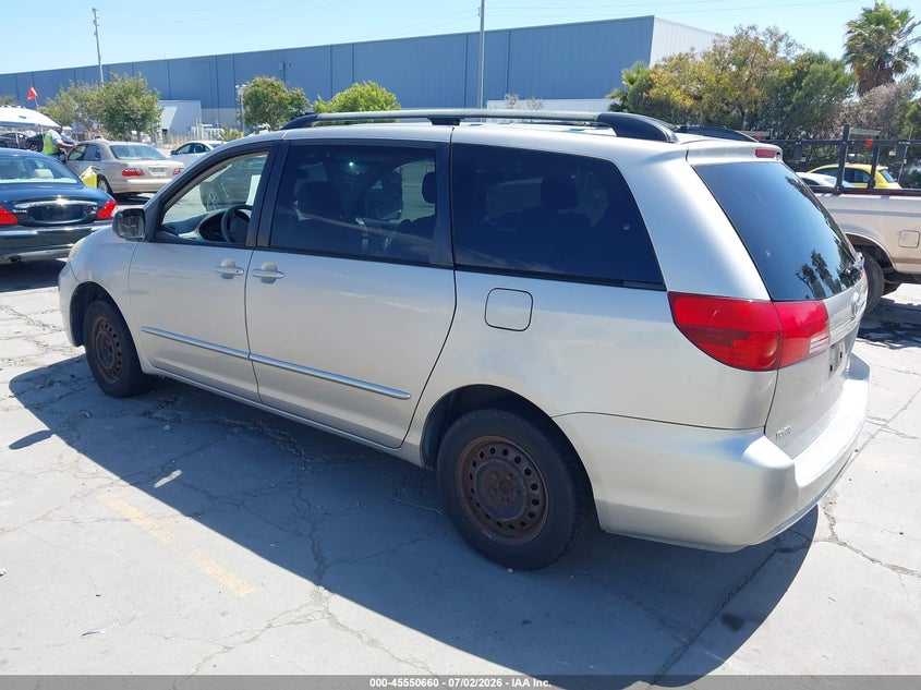 2005 Toyota Sienna VIN 5TDZA23C25S285052 IAAI salvage auction — NORMAL WEAR, Clear - Dealer Only (California), sold $600 on 2026-07-29 (photo 3)