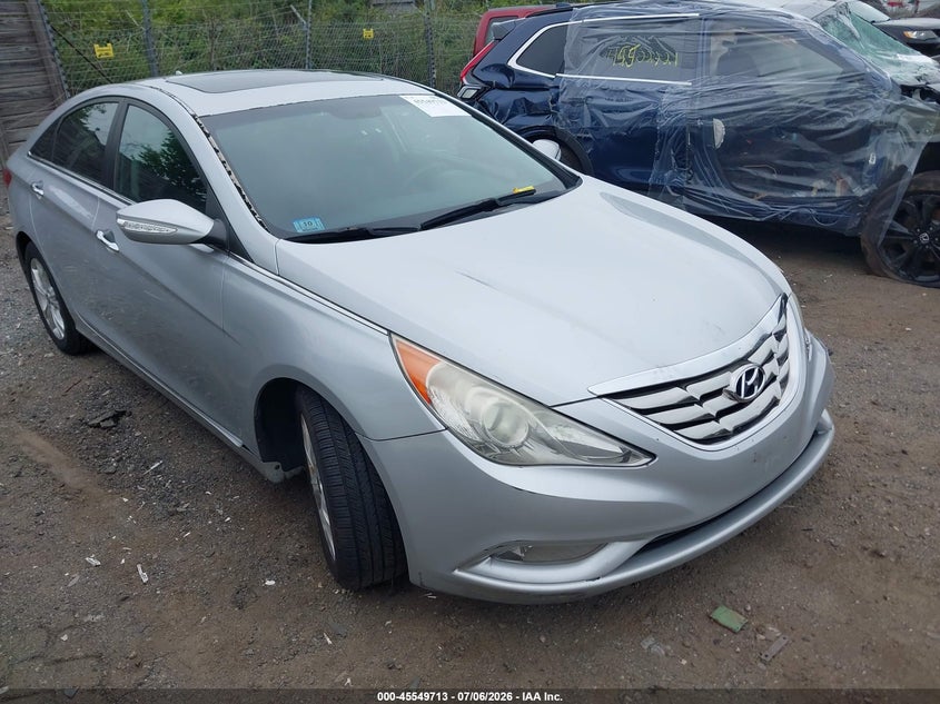 2011 Hyundai Sonata VIN 5NPEC4AC6BH001625 IAAI salvage auction — LEFT FRONT, Clear (Massachusetts), sold $425 on 2026-07-10 (photo 1)