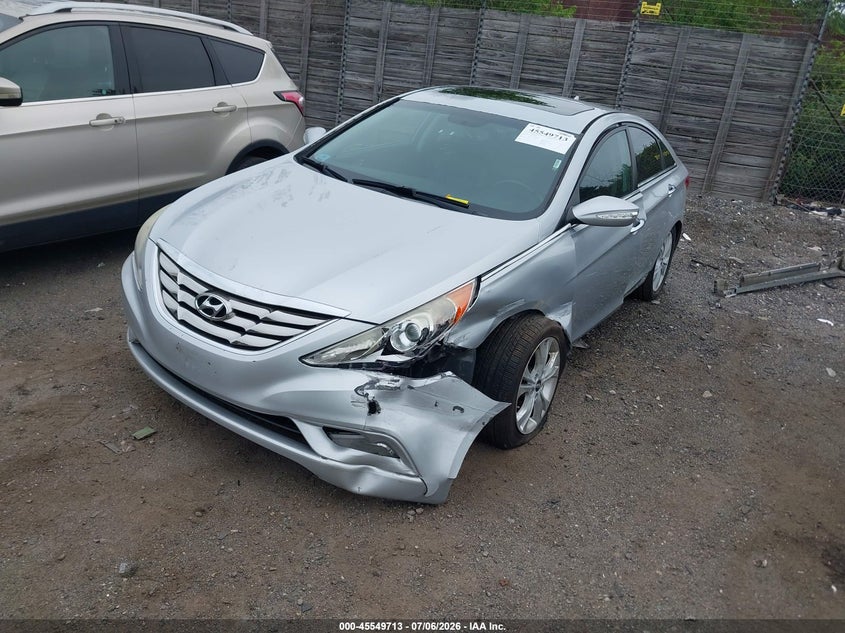 2011 Hyundai Sonata VIN 5NPEC4AC6BH001625 IAAI salvage auction — LEFT FRONT, Clear (Massachusetts), sold $425 on 2026-07-10 (photo 2)