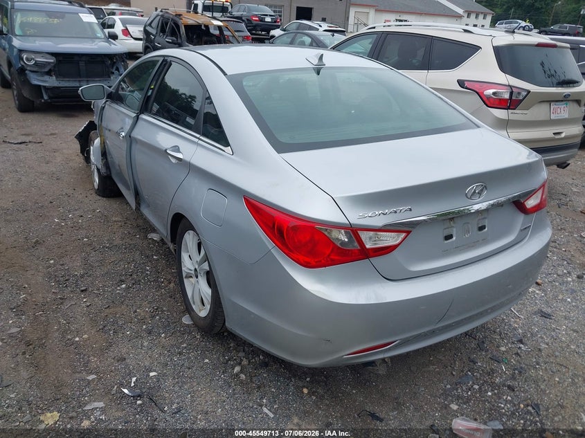 2011 Hyundai Sonata VIN 5NPEC4AC6BH001625 IAAI salvage auction — LEFT FRONT, Clear (Massachusetts), sold $425 on 2026-07-10 (photo 3)