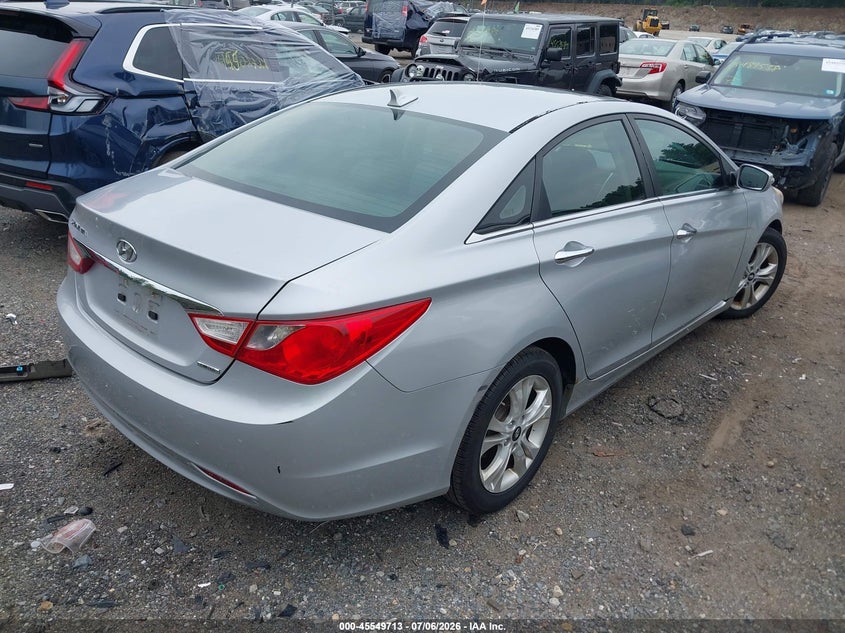 2011 Hyundai Sonata VIN 5NPEC4AC6BH001625 IAAI salvage auction — LEFT FRONT, Clear (Massachusetts), sold $425 on 2026-07-10 (photo 4)