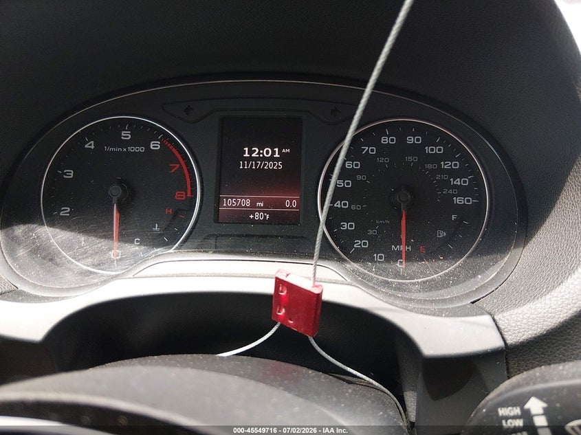 2015 Audi A3 VIN WAUEFGFF8F1010851 IAAI salvage auction — NORMAL WEAR, Clear (Louisiana), sold $350 on 2026-07-17 (photo 7)