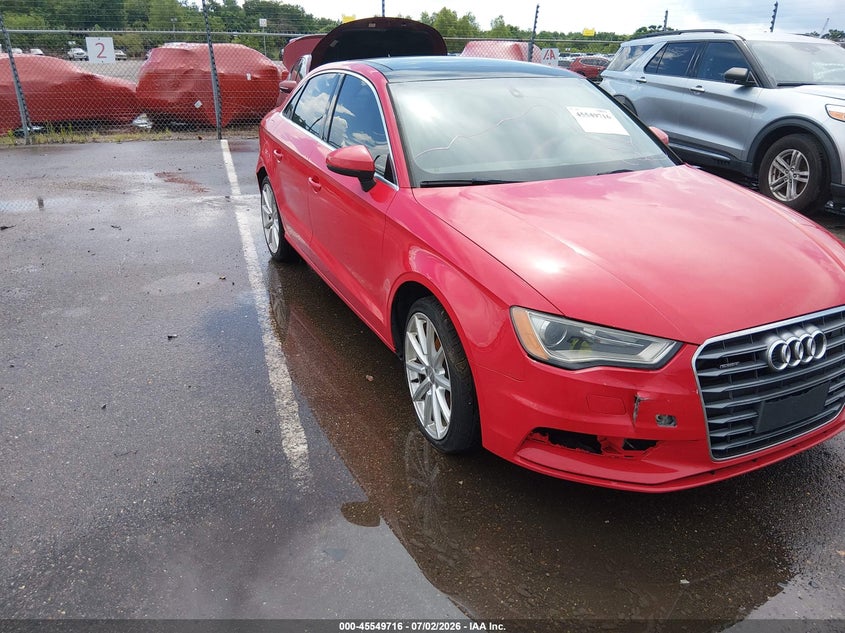 2015 Audi A3 VIN WAUEFGFF8F1010851 IAAI salvage auction — NORMAL WEAR, Clear (Louisiana), sold $350 on 2026-07-17 (photo 1)