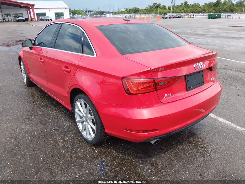 2015 Audi A3 VIN WAUEFGFF8F1010851 IAAI salvage auction — NORMAL WEAR, Clear (Louisiana), sold $350 on 2026-07-17 (photo 3)