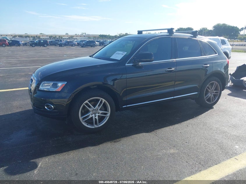 2016 Audi Q5 VIN WA1L2AFP0GA055452 IAAI salvage auction — ENGINE DAMAGE, Rebuildable (Florida), sold $3,750 on 2026-07-23 (photo 2)