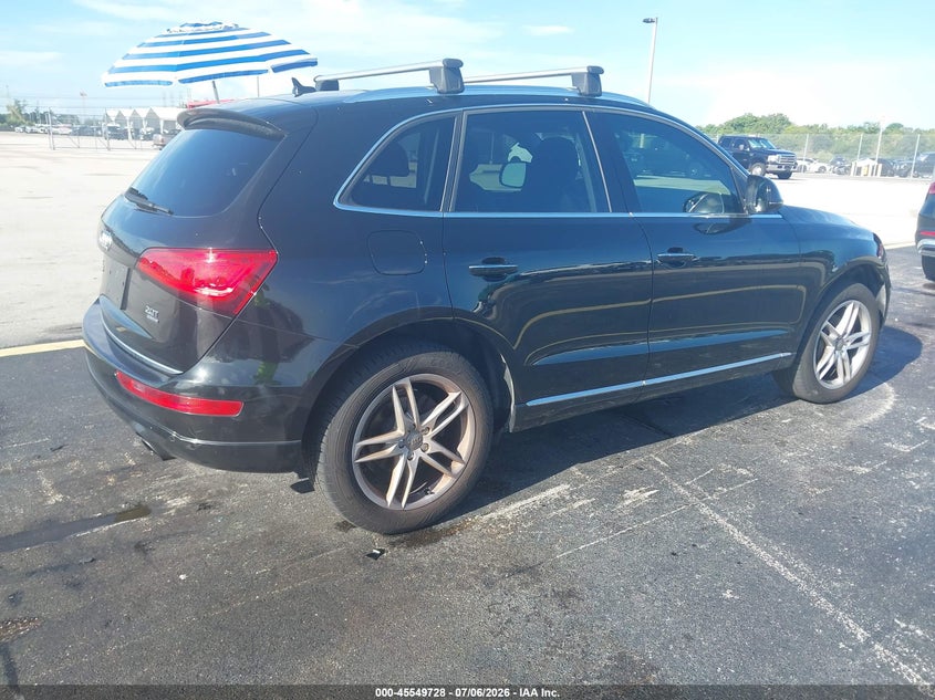2016 Audi Q5 VIN WA1L2AFP0GA055452 IAAI salvage auction — ENGINE DAMAGE, Rebuildable (Florida), sold $3,750 on 2026-07-23 (photo 4)