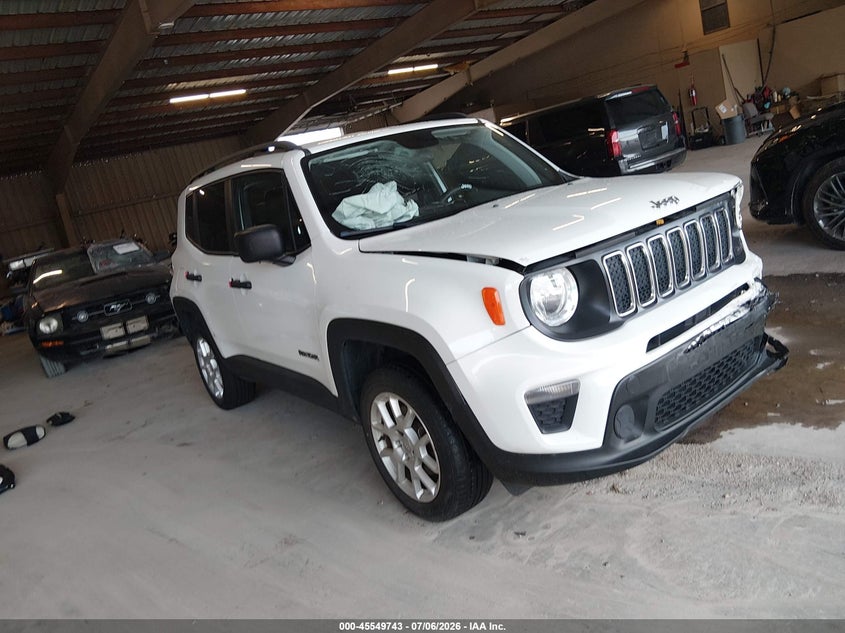 2019 Jeep Renegade VIN ZACNJBAB8KPJ84466 IAAI salvage auction — LEFT FRONT, Salvage (Tennessee), sold $50 on 2026-07-29 (photo 1)