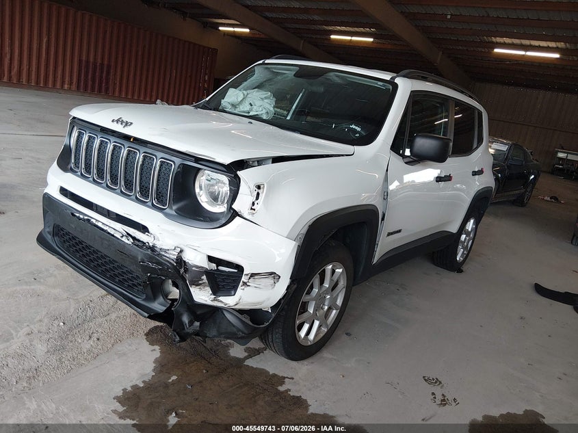 2019 Jeep Renegade VIN ZACNJBAB8KPJ84466 IAAI salvage auction — LEFT FRONT, Salvage (Tennessee), sold $50 on 2026-07-29 (photo 2)