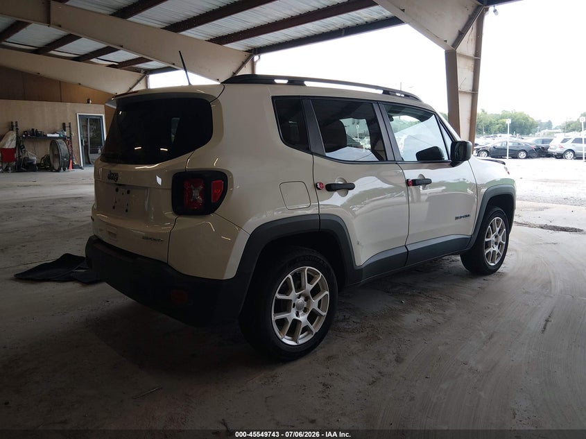 2019 Jeep Renegade VIN ZACNJBAB8KPJ84466 IAAI salvage auction — LEFT FRONT, Salvage (Tennessee), sold $50 on 2026-07-29 (photo 4)