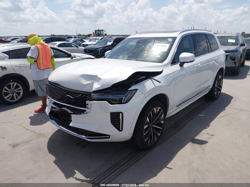 2026 Volvo Xc90 VIN YV4062PE8T1516422 IAAI salvage auction — FRONT END, Clear (Texas), sold $3,050 on 2026-07-21 (photo 2)