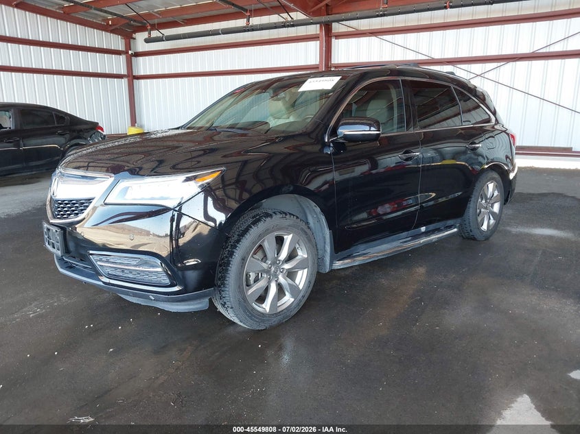 2015 Acura Mdx VIN 5FRYD3H83FB008539 IAAI salvage auction — SIDE, Salvage (California), sold $2,450 on 2026-07-11 (photo 2)