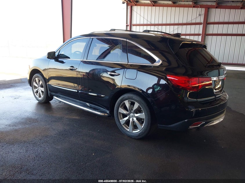 2015 Acura Mdx VIN 5FRYD3H83FB008539 IAAI salvage auction — SIDE, Salvage (California), sold $2,450 on 2026-07-11 (photo 3)