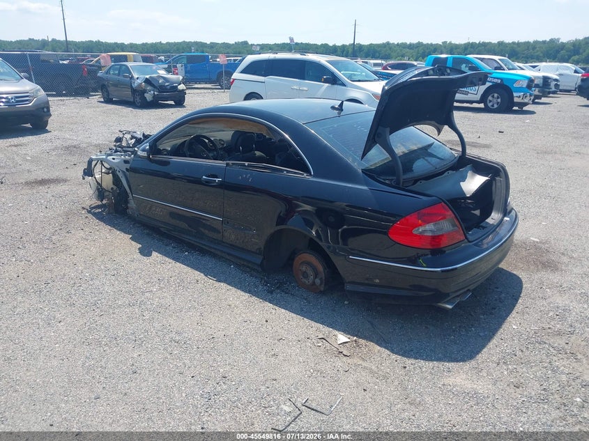 2007 Mercedes-benz Clk-class VIN WDBTJ72H47F214291 IAAI salvage auction — FRONT END, Salvage - Greater Than 75% (Maryland), sold $225 on 2026-08-10 (photo 3)