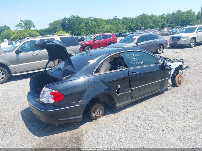 2007 Mercedes-benz Clk-class VIN WDBTJ72H47F214291 IAAI salvage auction — FRONT END, Salvage - Greater Than 75% (Maryland), sold $225 on 2026-08-10 (photo 4)