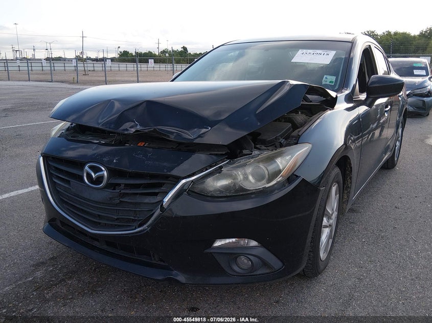 2015 Mazda 3 VIN JM1BM1V71F1255428 IAAI salvage auction — LEFT FRONT, Salvage (Louisiana), sold $525 on 2026-07-29 (photo 2)