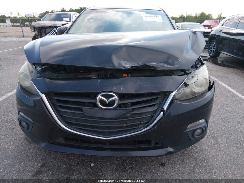 2015 Mazda 3 VIN JM1BM1V71F1255428 IAAI salvage auction — LEFT FRONT, Salvage (Louisiana), sold $525 on 2026-07-29 (photo 6)