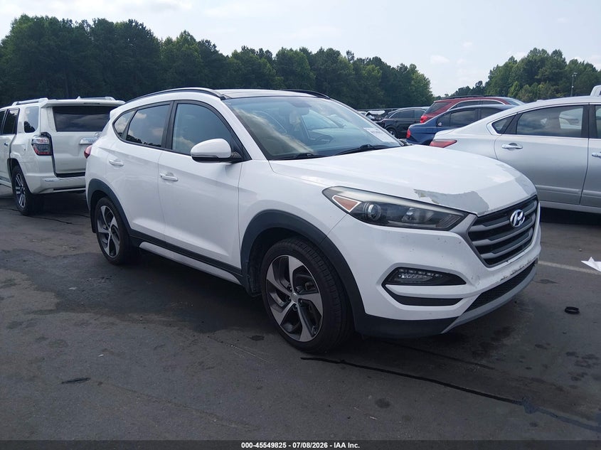 2018 Hyundai Tucson VIN KM8J3CA25JU653264 IAAI salvage auction — LEFT FRONT, Salvage Title, sold $1,250 on 2026-07-22 (photo 1)