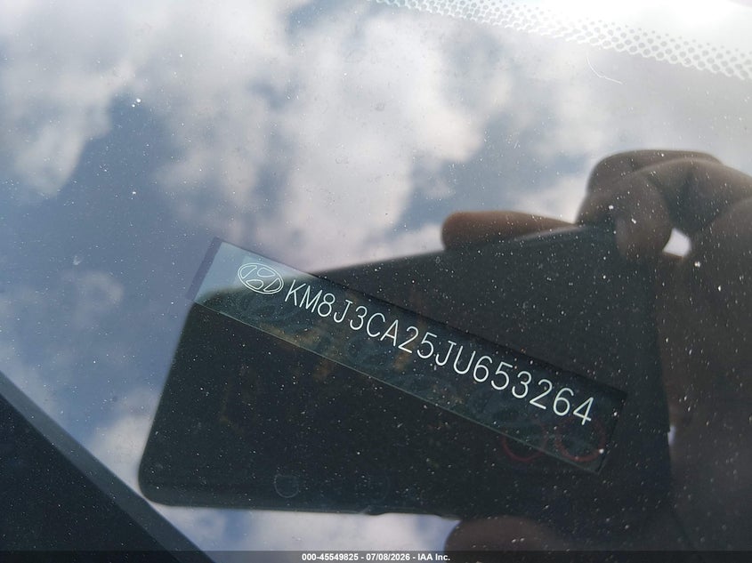 2018 Hyundai Tucson VIN KM8J3CA25JU653264 IAAI salvage auction — LEFT FRONT, Salvage Title, sold $1,250 on 2026-07-22 (photo 9)
