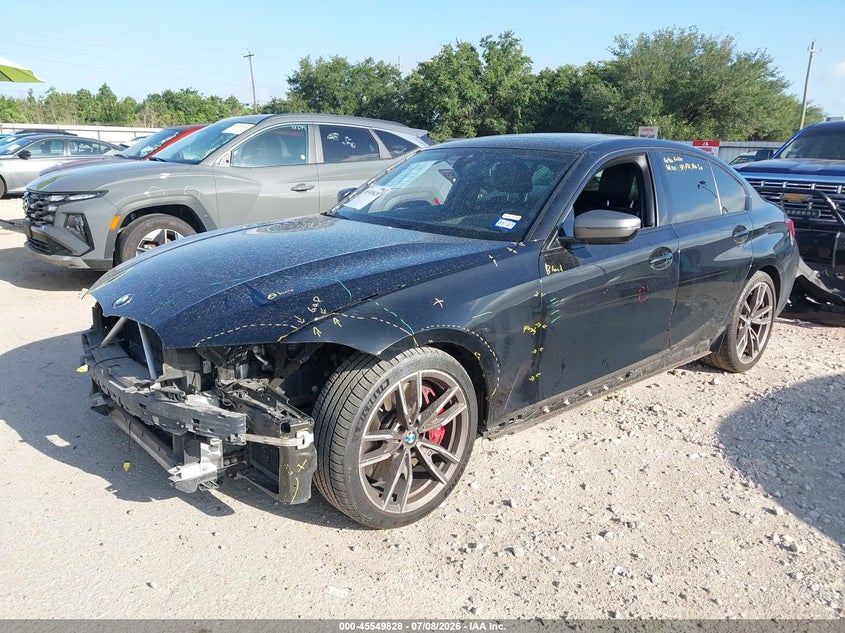 2022 BMW 3er VIN 3MW5U7J05N8C41922 IAAI salvage auction — FRONT END, Original (Texas), sold $20,800 on 2026-09-17 (photo 2)