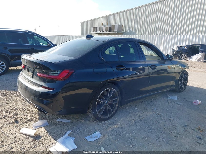 2022 BMW 3er VIN 3MW5U7J05N8C41922 IAAI salvage auction — FRONT END, Original (Texas), sold $20,800 on 2026-09-17 (photo 4)