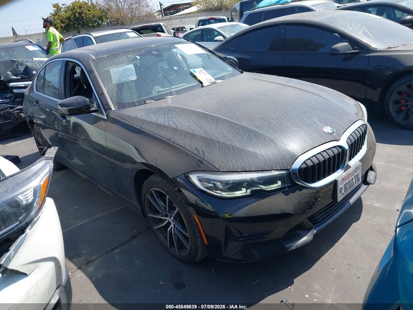 2019 BMW 3er VIN WBA5R1C5XKAJ99755 IAAI salvage auction — REAR END, Salvage Certificate (California), sold $9,500 on 2026-07-22 (photo 1)
