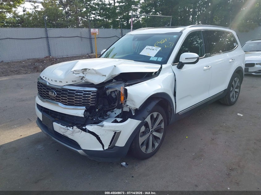 2020 Kia Telluride VIN 5XYP6DHC6LG037927 IAAI salvage auction — LEFT FRONT, Mv-907A (New York), sold $1,900 on 2026-07-28 (photo 2)
