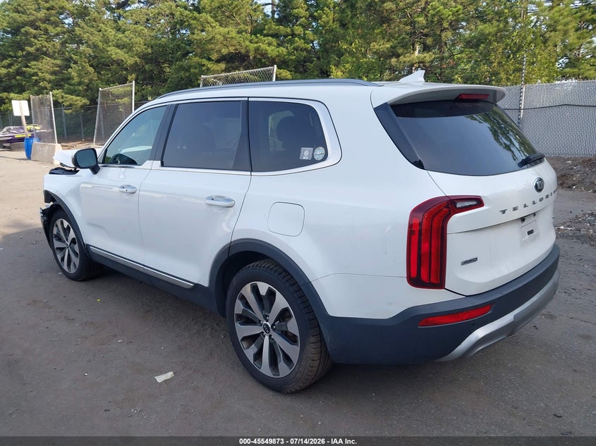 2020 Kia Telluride VIN 5XYP6DHC6LG037927 IAAI salvage auction — LEFT FRONT, Mv-907A (New York), sold $1,900 on 2026-07-28 (photo 3)